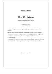 Meet Mr. Debussy (for the Contemporary Pianist)